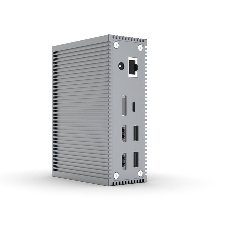 DC006 USB-A पोर्ट के साथ 4K HDMI डॉकिंग स्टेशन USB3.1 प्रकार A मैकबुक प्रो के लिए 10Gbps का समर्थन करता है