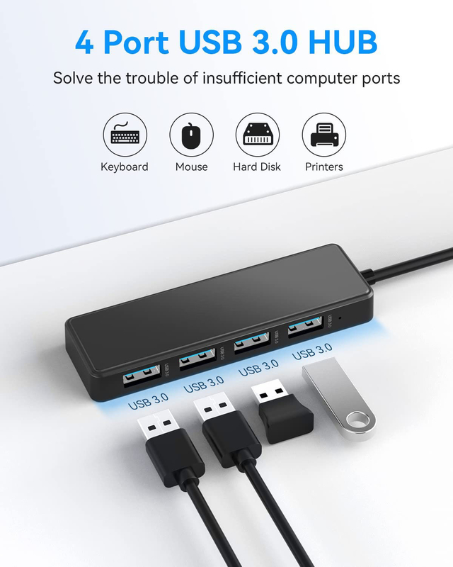 हब यूएसबी 3.0 एचडीएमआई यूएसबी 3.0/2.0 टाइप सी एडाप्टर 10Gbps डेटा ट्रांसफर गति 1080P के साथ