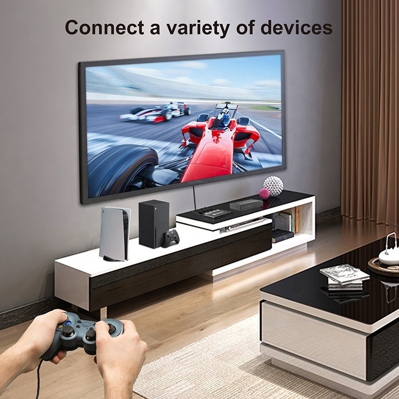 8K एचडीएमआई स्विच 3 इन 1 आउट सपोर्ट 3 एचडीएमआई इनपुट 8K 60Hz 4K 120Hz उन्नत प्रौद्योगिकी