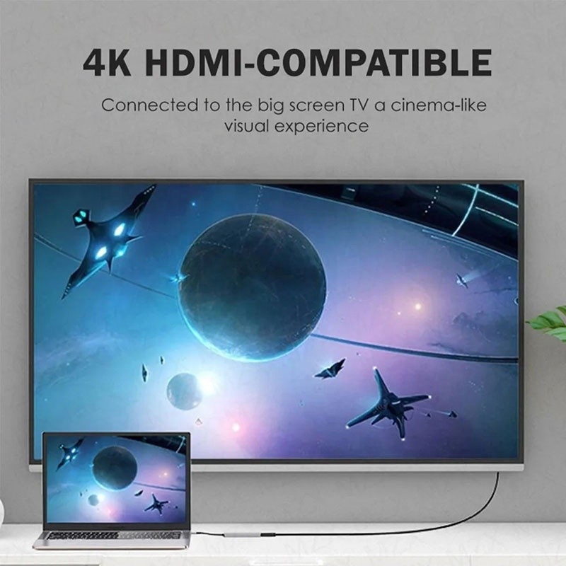 4K HD HDMI HDTV USB 3.0 SD TF कार्ड रीडर के साथ 6 इन 1 मल्टीपोर्ट लैपटॉप डॉकिंग स्टेशन