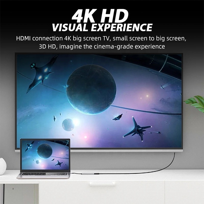 4K HDMI USB3.0 TF एसडी कार्ड रीडर और 87W पीडी चार्जिंग के साथ यूएसबी 3.1 डॉकिंग स्टेशन हब