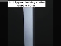 मल्टीटास्किंग और डेटा ट्रांसफर के लिए बहुमुखी 8-इन-1 यूएसबी टाइप सी हब मल्टीपोर्ट एडाप्टर