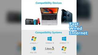 गीगाबिट ईथरनेट एडाप्टर यूएसबी 3.0 फास्ट स्टेबल