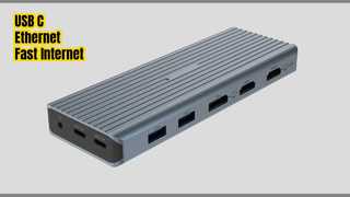 यूएसबी सी हब ईथरनेट आपके लैपटॉप को गति देता है